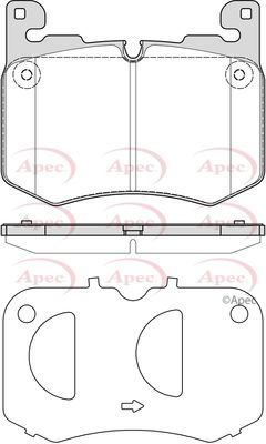 APEC Front Brake Pads PAD2344