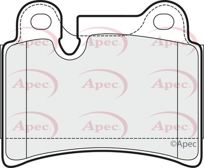 APEC Rear Brake Pads PAD1523