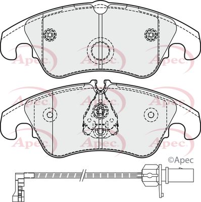 APEC Front Brake Pads PAD1861