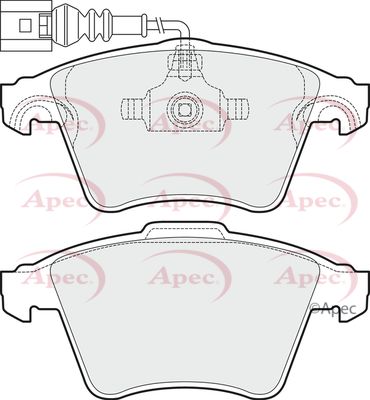 APEC Front Brake Pads PAD1496