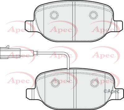 APEC Rear Brake Pads PAD1791
