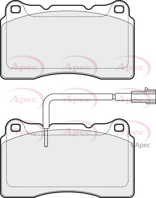 APEC Front Brake Pads PAD1747