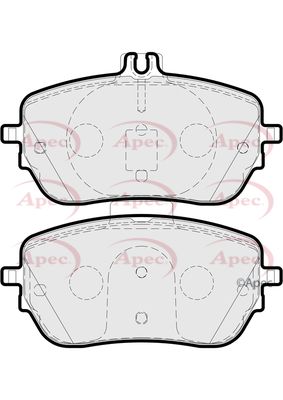 APEC Front Brake Pads PAD2244