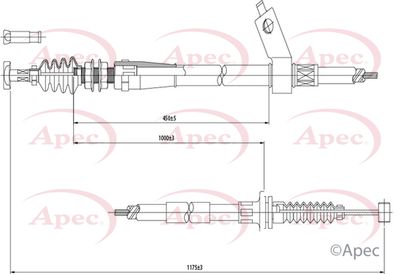 APEC Brake Cable CAB1369