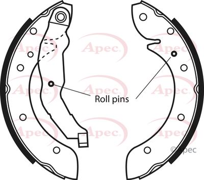 APEC Brake Shoes SHU516