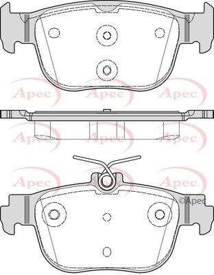 APEC Rear Brake Pads PAD2335