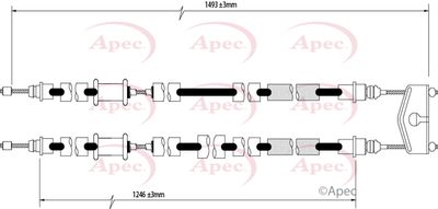 APEC Brake Cable CAB1591