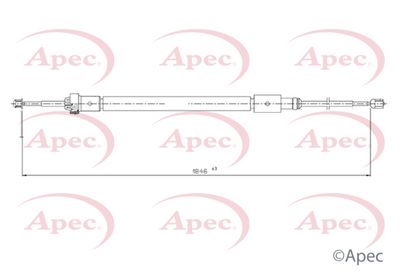 APEC Brake Cable CAB1743