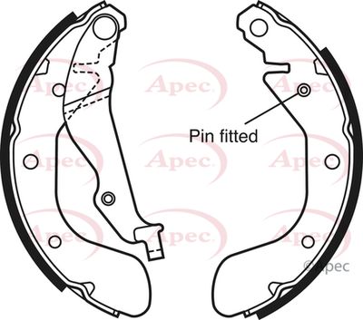 APEC Brake Shoes SHU690