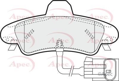 APEC Rear Brake Pads PAD1291