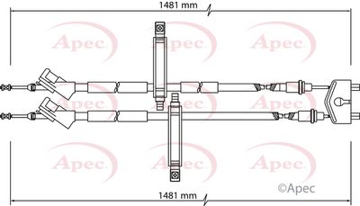 APEC Brake Cable CAB1143