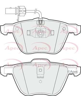 APEC Front Brake Pads PAD1184