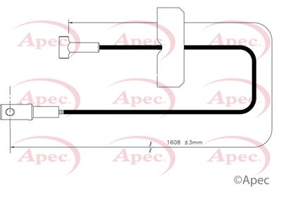 APEC Brake Cable Centre CAB1796