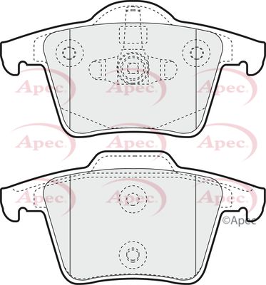 APEC Rear Brake Pads PAD1339