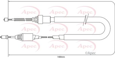 APEC Brake Cable CAB1362