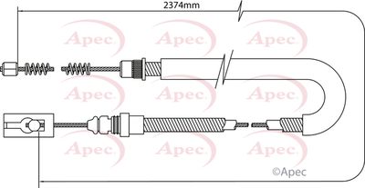 APEC Brake Cable CAB1059