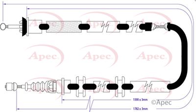APEC Brake Cable CAB1272