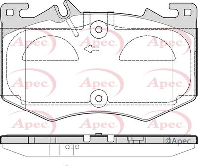 APEC Front Brake Pads PAD2358