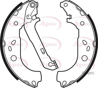 APEC Brake Shoes SHU684