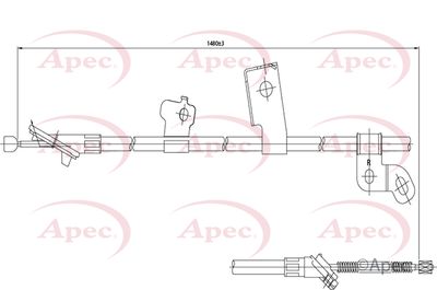 APEC Brake Cable CAB1444