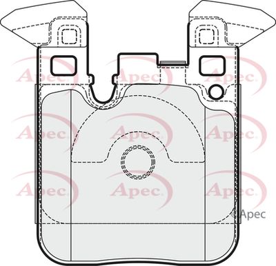 APEC Rear Brake Pads PAD1943