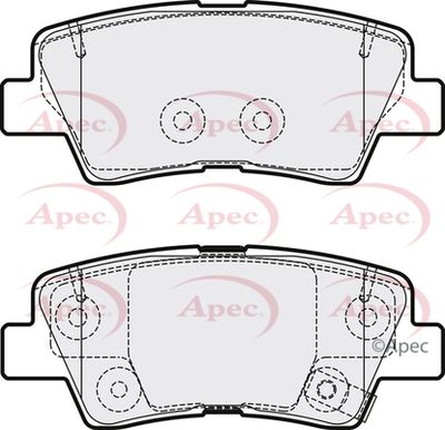 APEC Rear Brake Pads PAD2096
