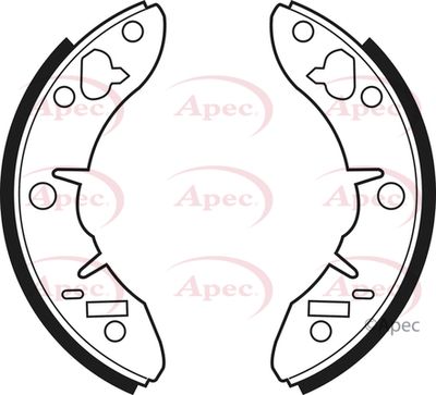 APEC Brake Shoes SHU142