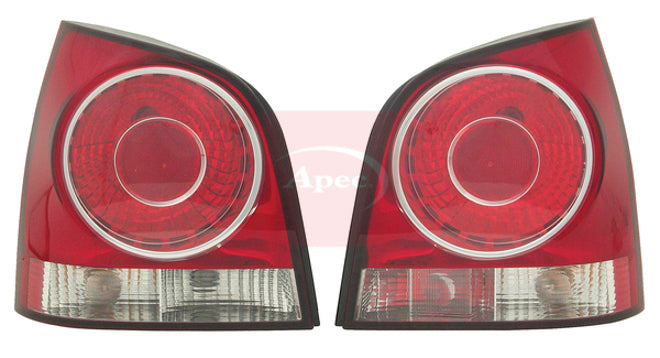 APEC Rear Tail Lamp RHd Unit LH Clear/Red ARL2925