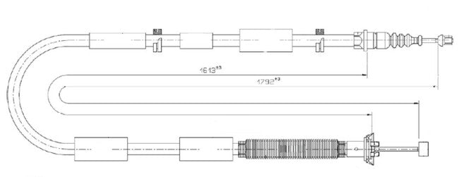 APEC Brake Cable CAB1842