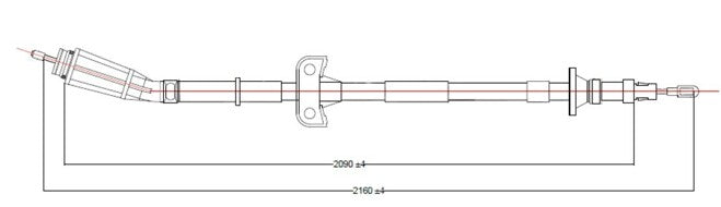 APEC Brake Cable CAB1857