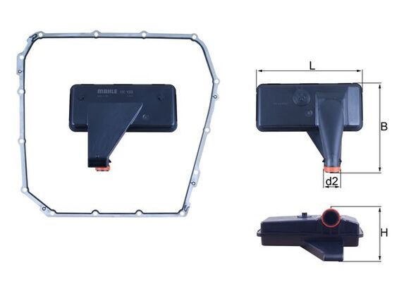 Mahle Transmission Filter HX185D