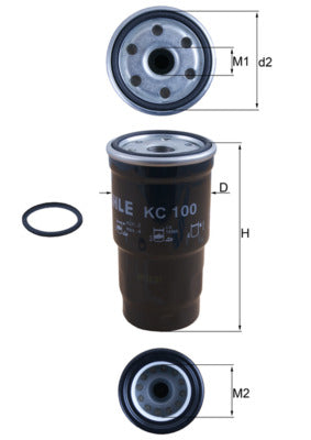 Mahle Fuel Filter KC100D