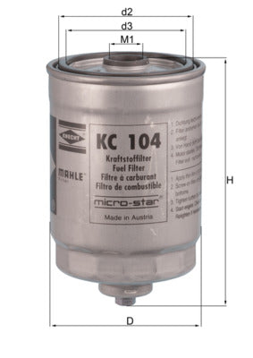 Mahle Fuel Filter KC104