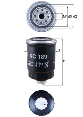 Mahle Fuel Filter KC189