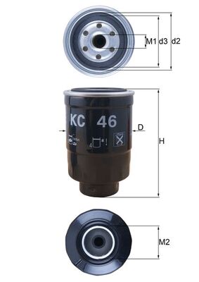 Mahle Fuel Filter KC46