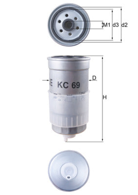 Mahle Fuel Filter KC69