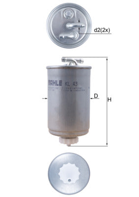 Mahle Fuel Filter KL43