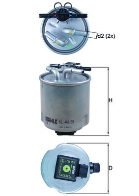 Mahle Fuel Filter KL440/39