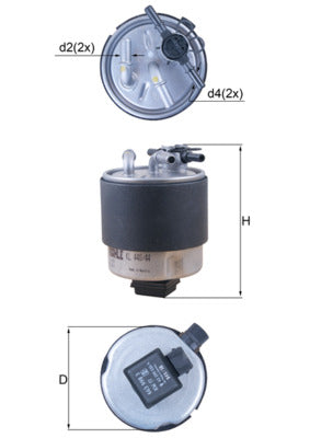 Mahle Fuel Filter KL440/44