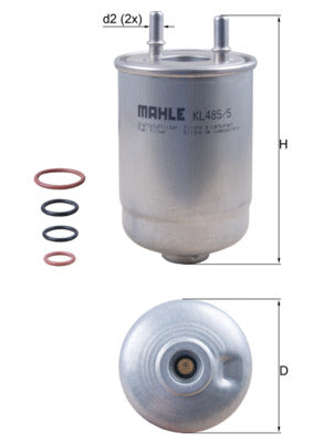 Mahle Fuel Filter KL485/5D