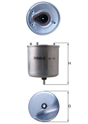 Mahle Fuel Filter KL788