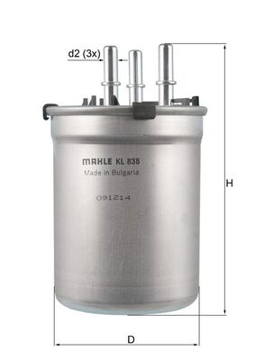 Mahle Fuel Filter KL838