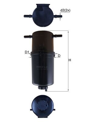 Mahle Fuel Filter KL873