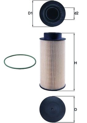 Mahle Fuel Filter KX182/1D