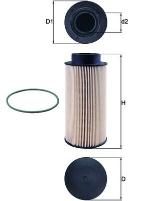 Mahle Fuel Filter KX182D