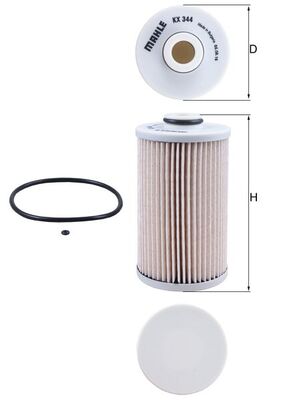 Mahle Fuel Filter - Element KX344D