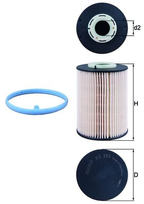 Mahle Fuel Filter KX393D