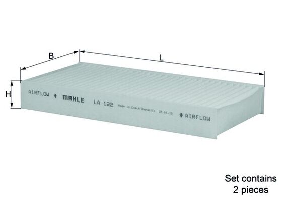 Mahle Cabin Filter LA122/S