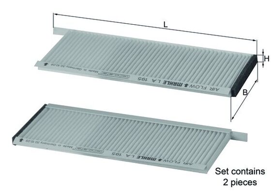 Mahle Cabin Filter LA195/S