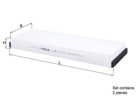 Mahle Cabin Filter LA239/S